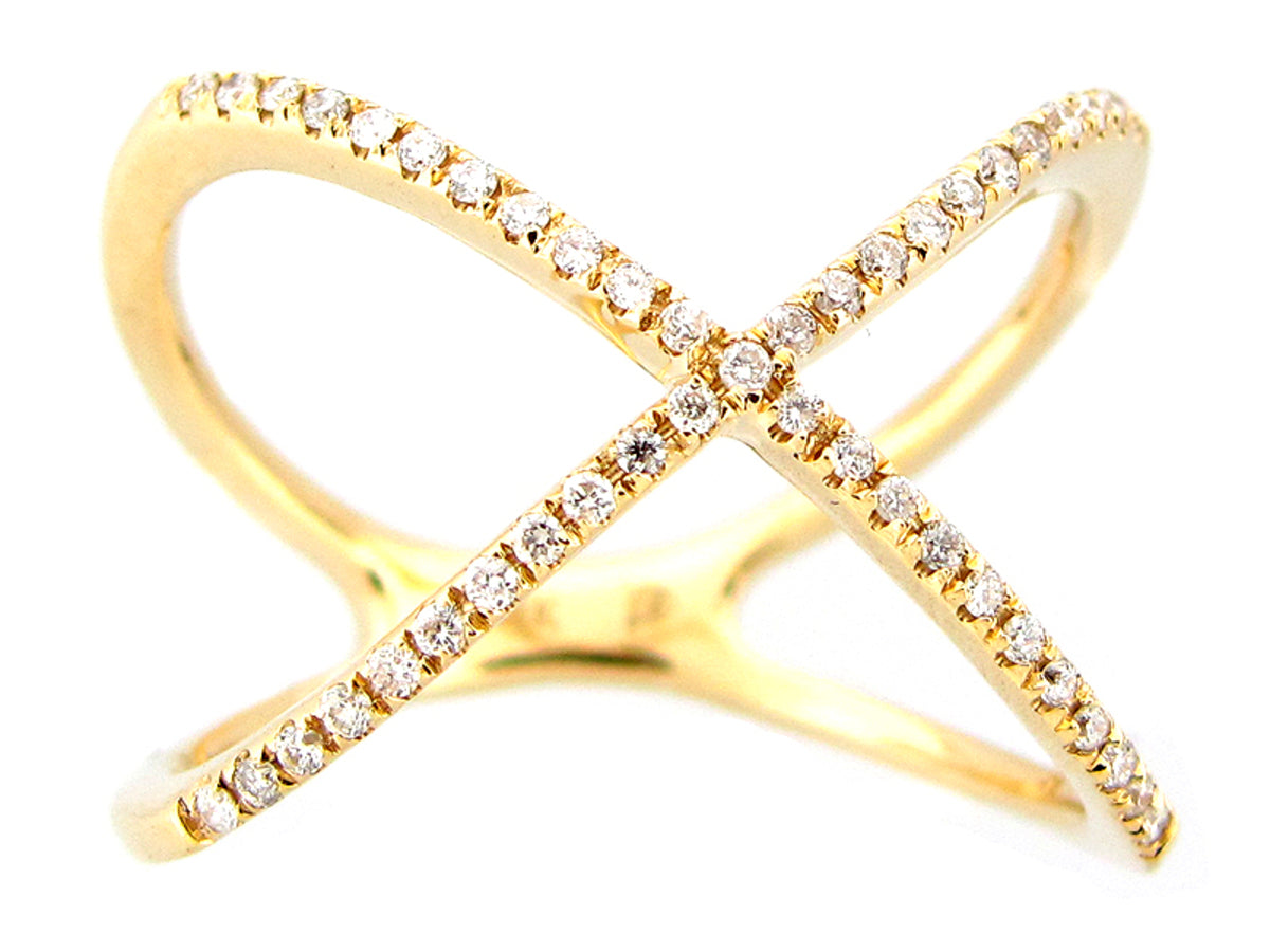 DIAMOND X RING