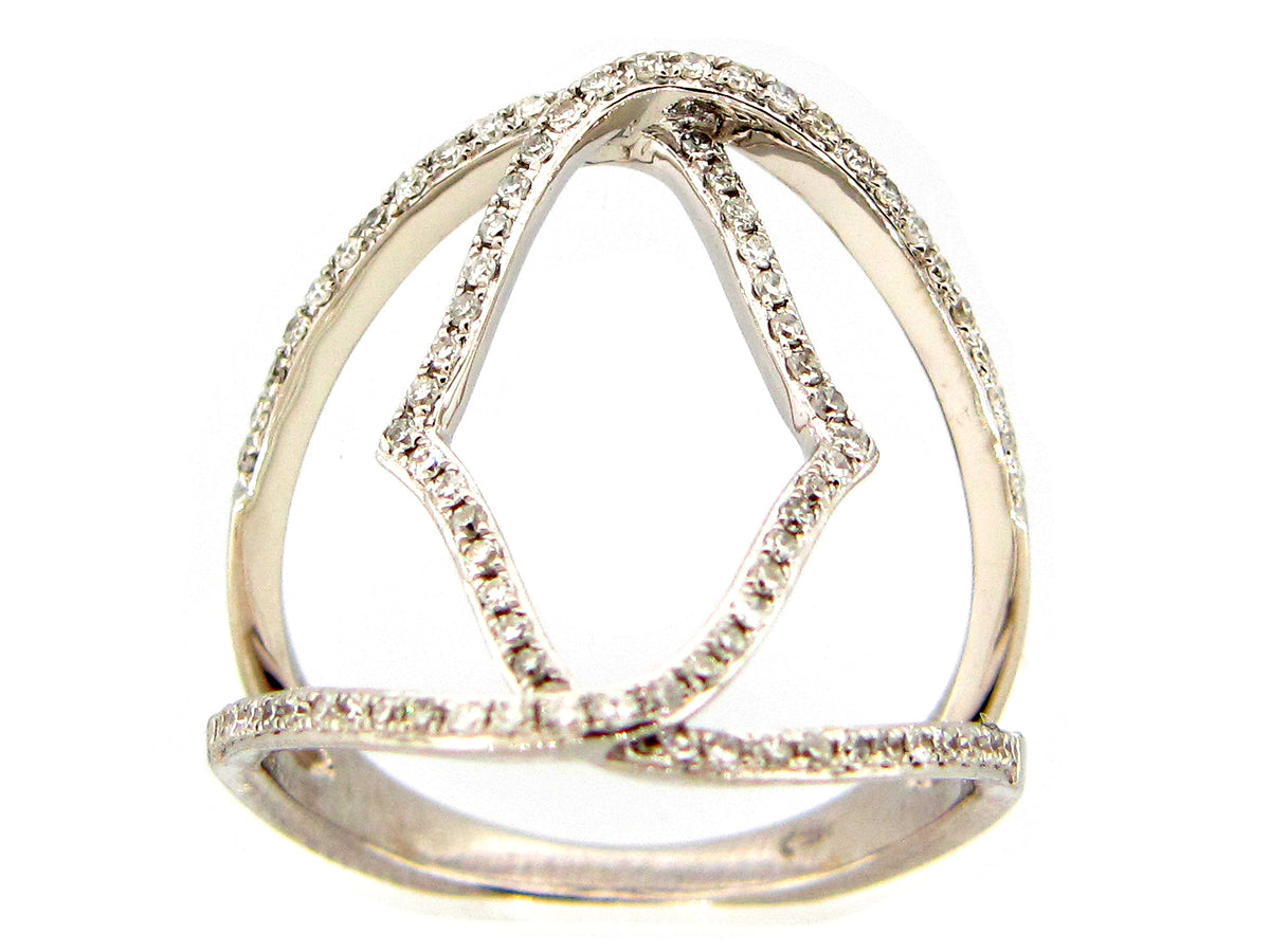 DIAMOND RING, 14KW (N)