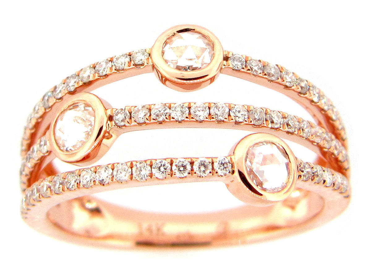 ROSE CUT DIAMOND RING