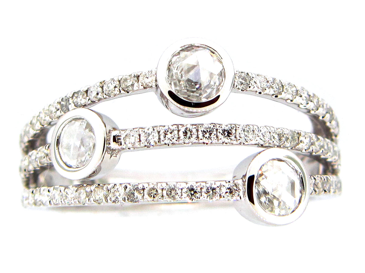 ROSE CUT DIAMOND RING