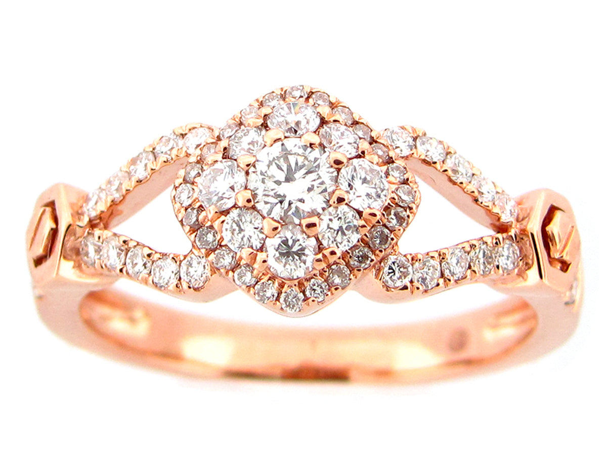 DIAMOND RING, 14KR (N)