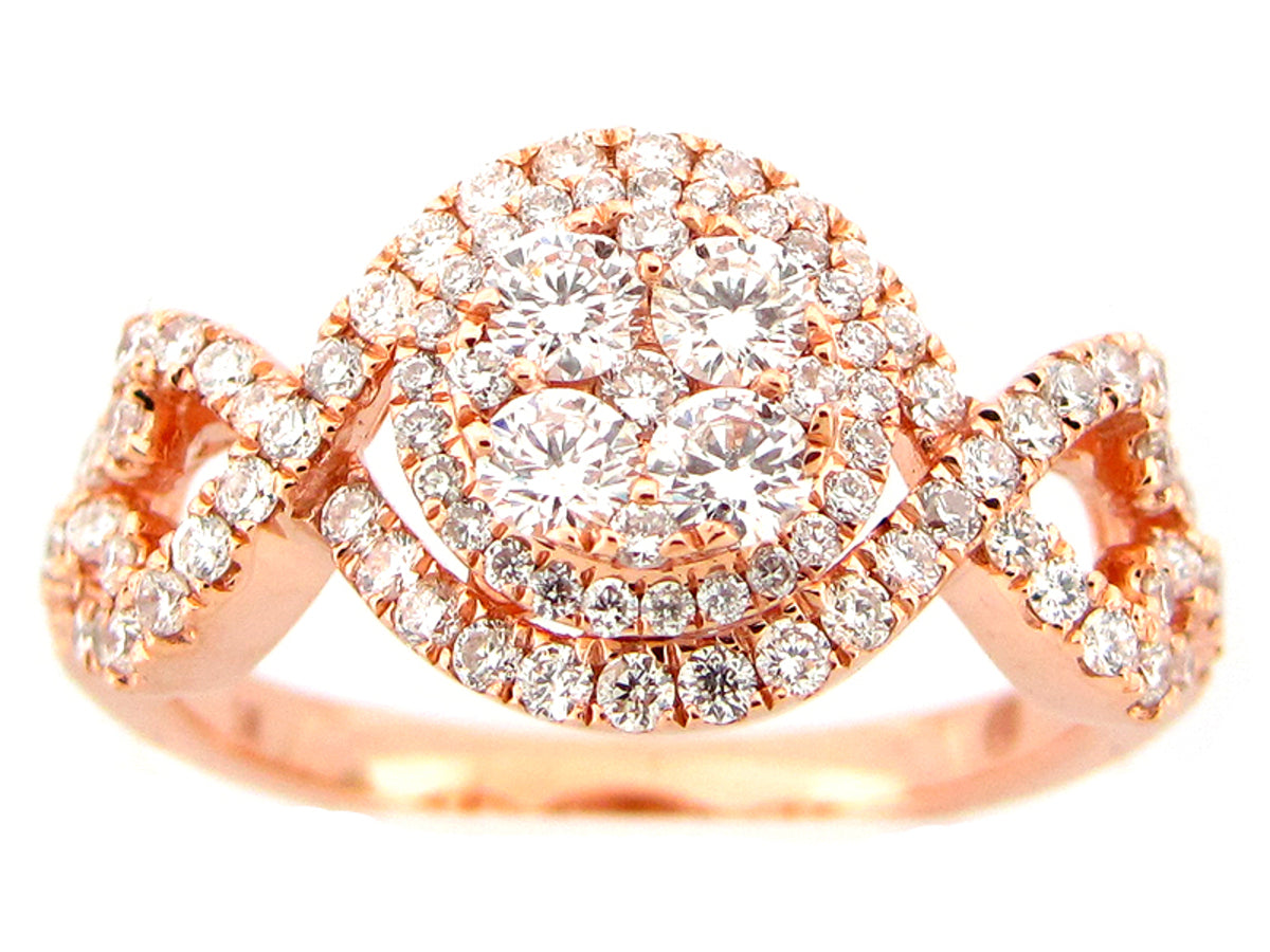DIAMOND RING, 14KR (N)