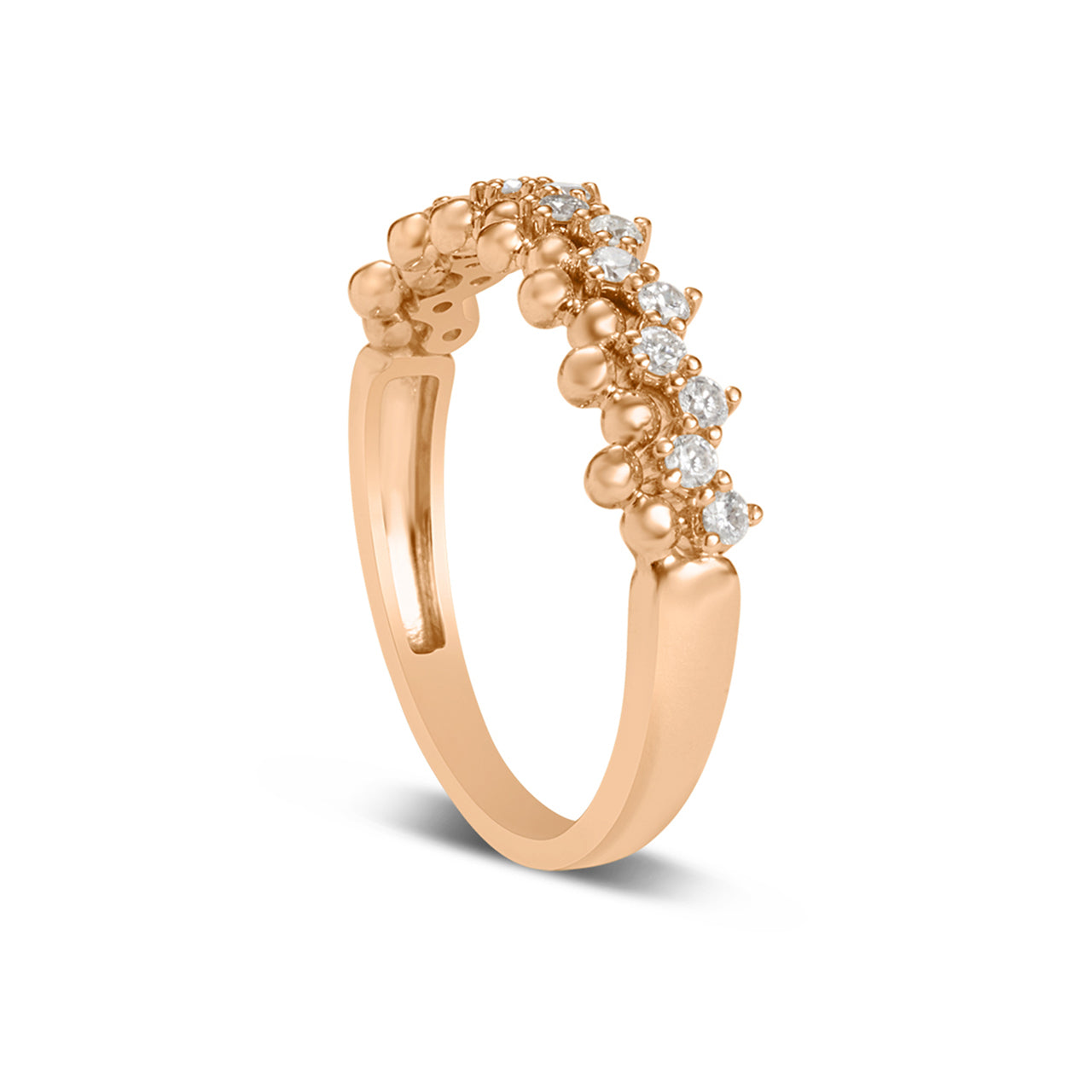 Diamond Beaded Stitch Ring