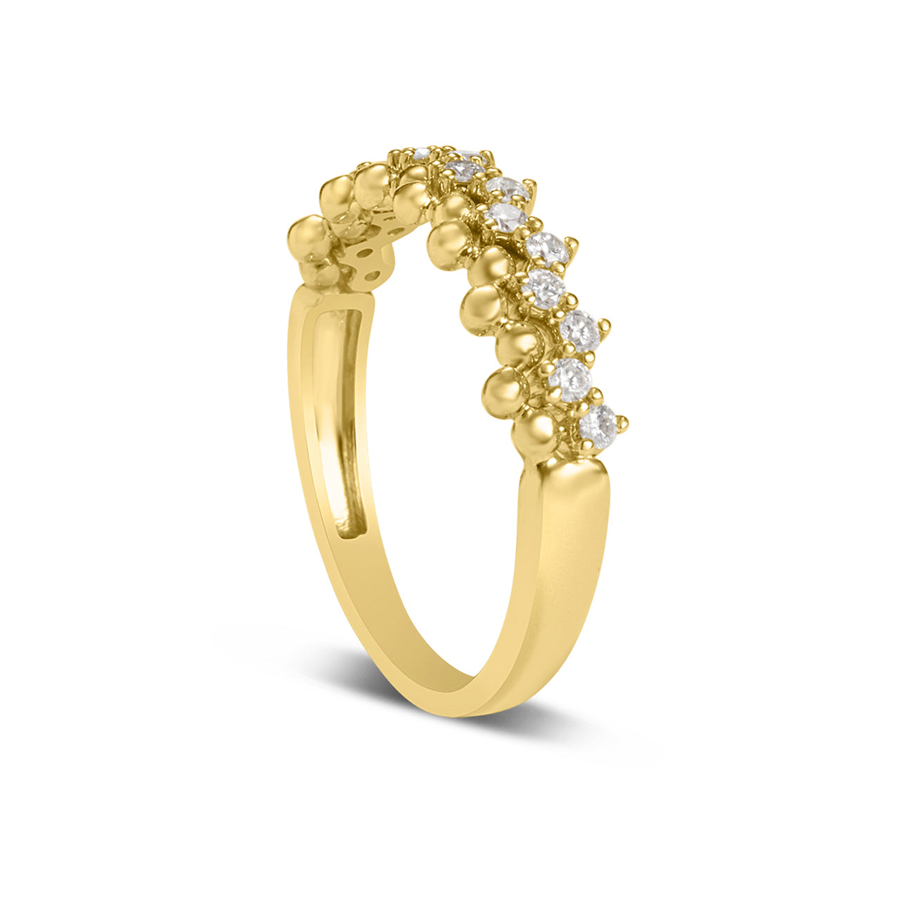 Diamond Beaded Stitch Ring