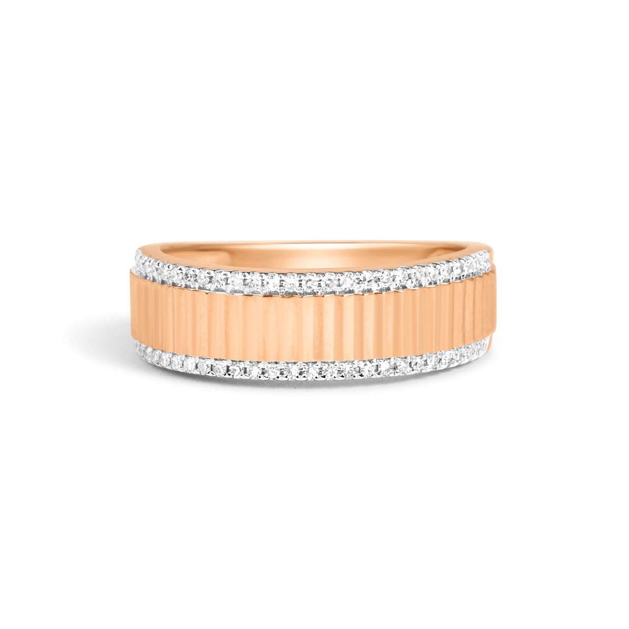 Diamond Fluted Band