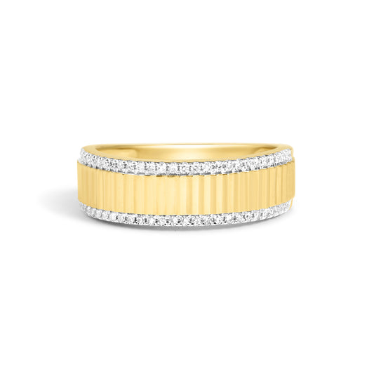 Diamond Fluted Band