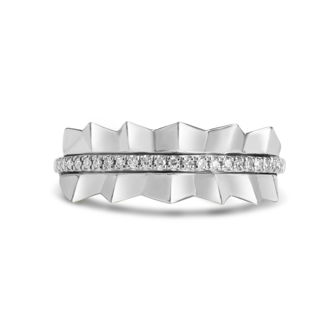 Diamond Pleated 6.7mm Band