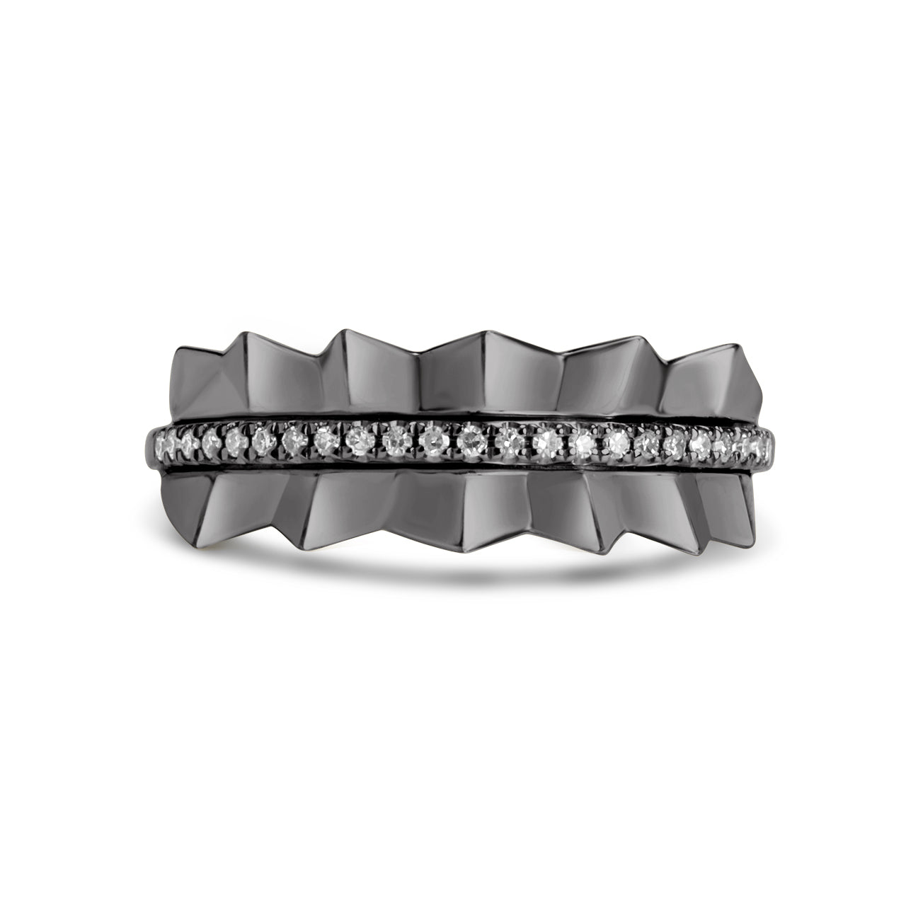 Diamond Pleated 6.7mm Band