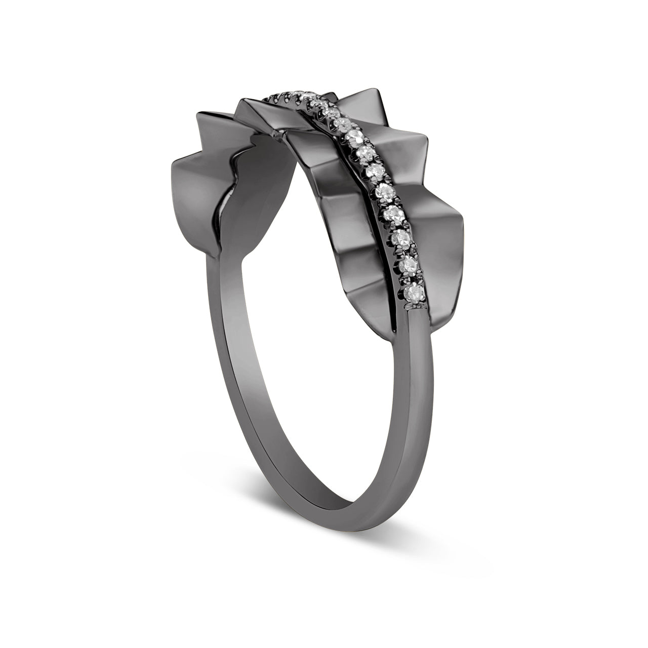 Diamond Pleated 6.7mm Band