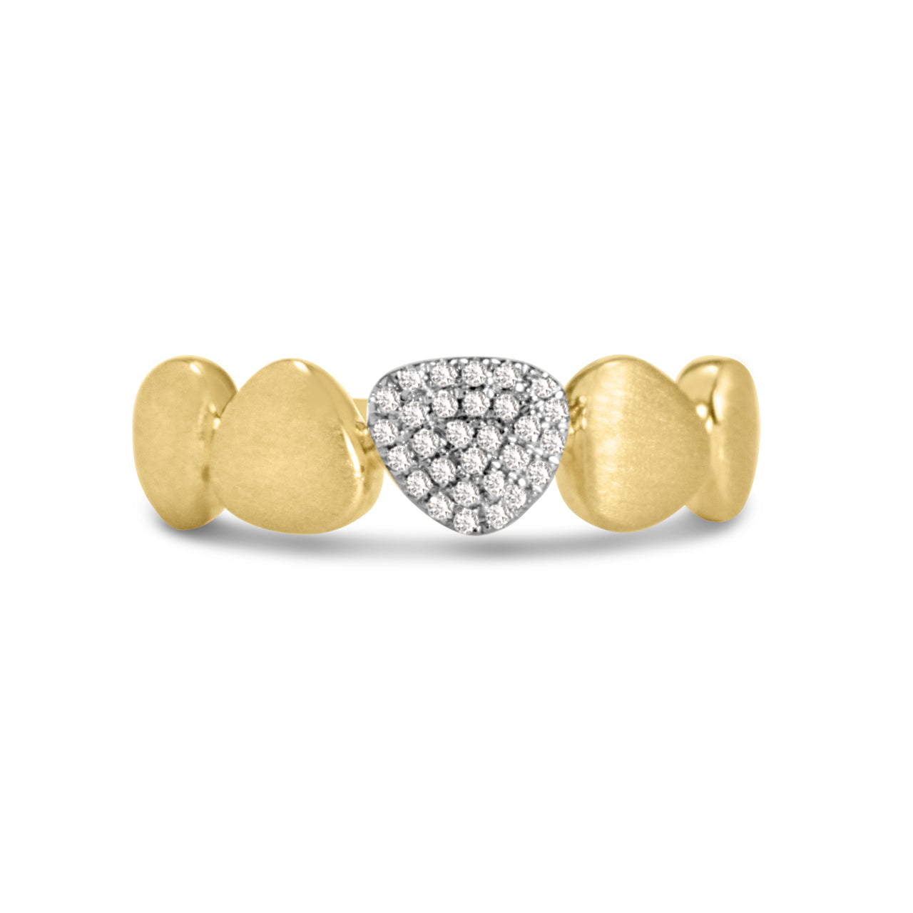 Diamond Pebble Ring