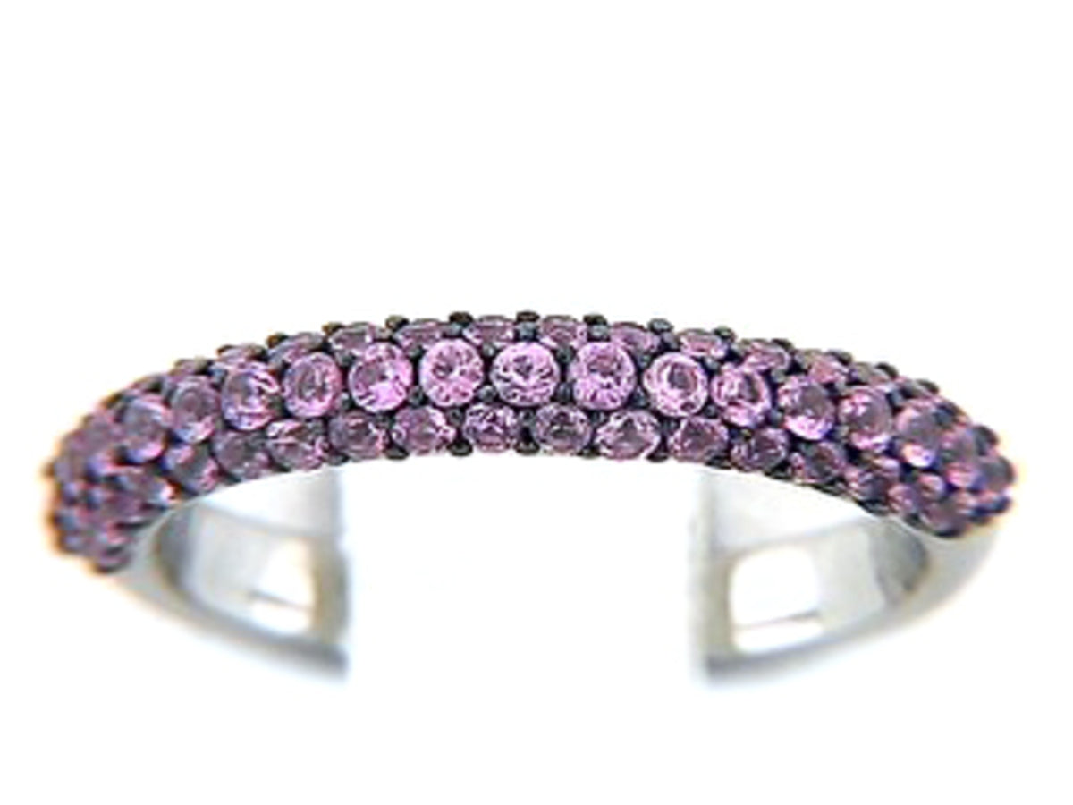 PINK SAPPHIRE RING, 14KW (H)