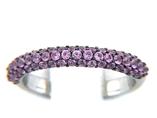 PINK SAPPHIRE RING, 14KW (H)