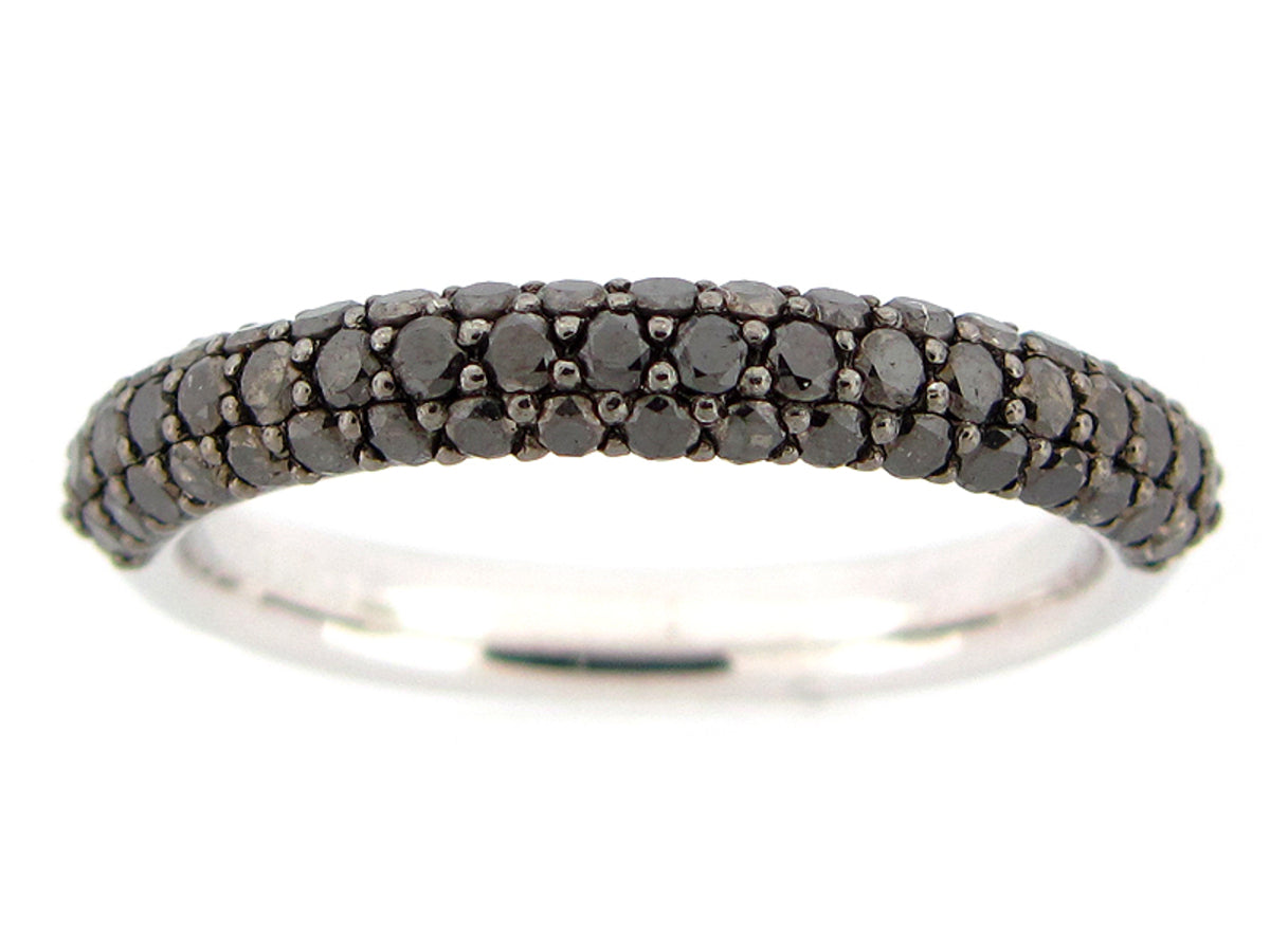 BLACK DIAMOND RING, PLATINUM (R)
