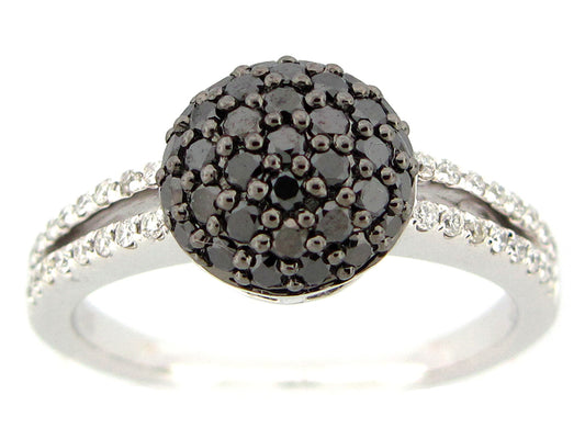 BLACK & WHITE DIAMOND RING