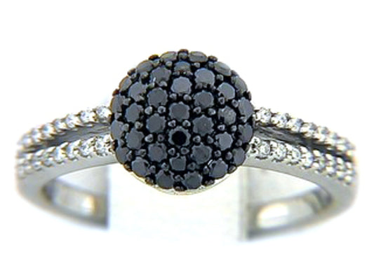 BLACK & WHITE DIAMOND RING