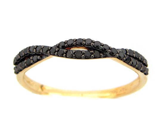 BLACK DIAMOND TWIST RING