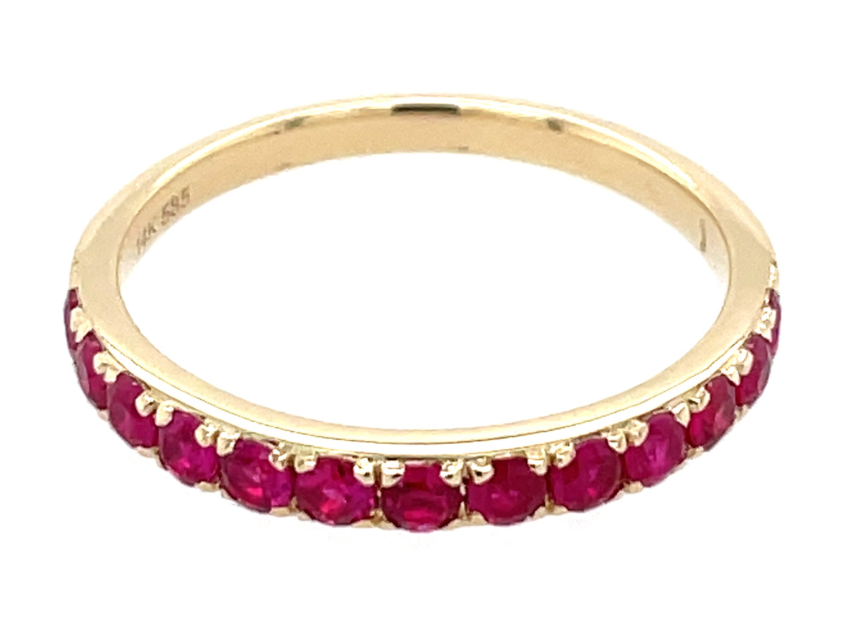 RUBY 1 ROW RING