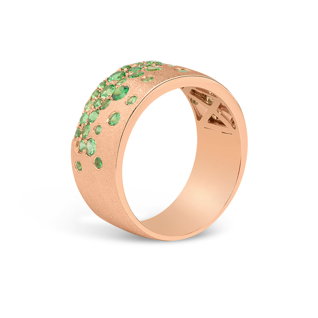 Tsavorite Confetti Signature Cigar Band