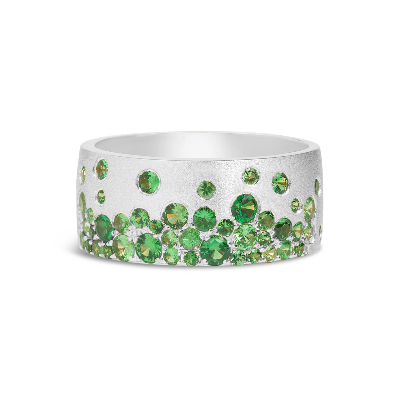 Tsavorite Confetti Signature Cigar Band