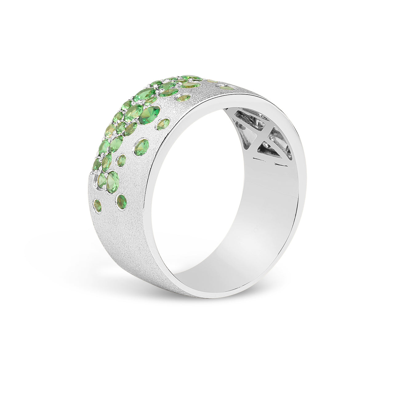 Tsavorite Confetti Signature Cigar Band