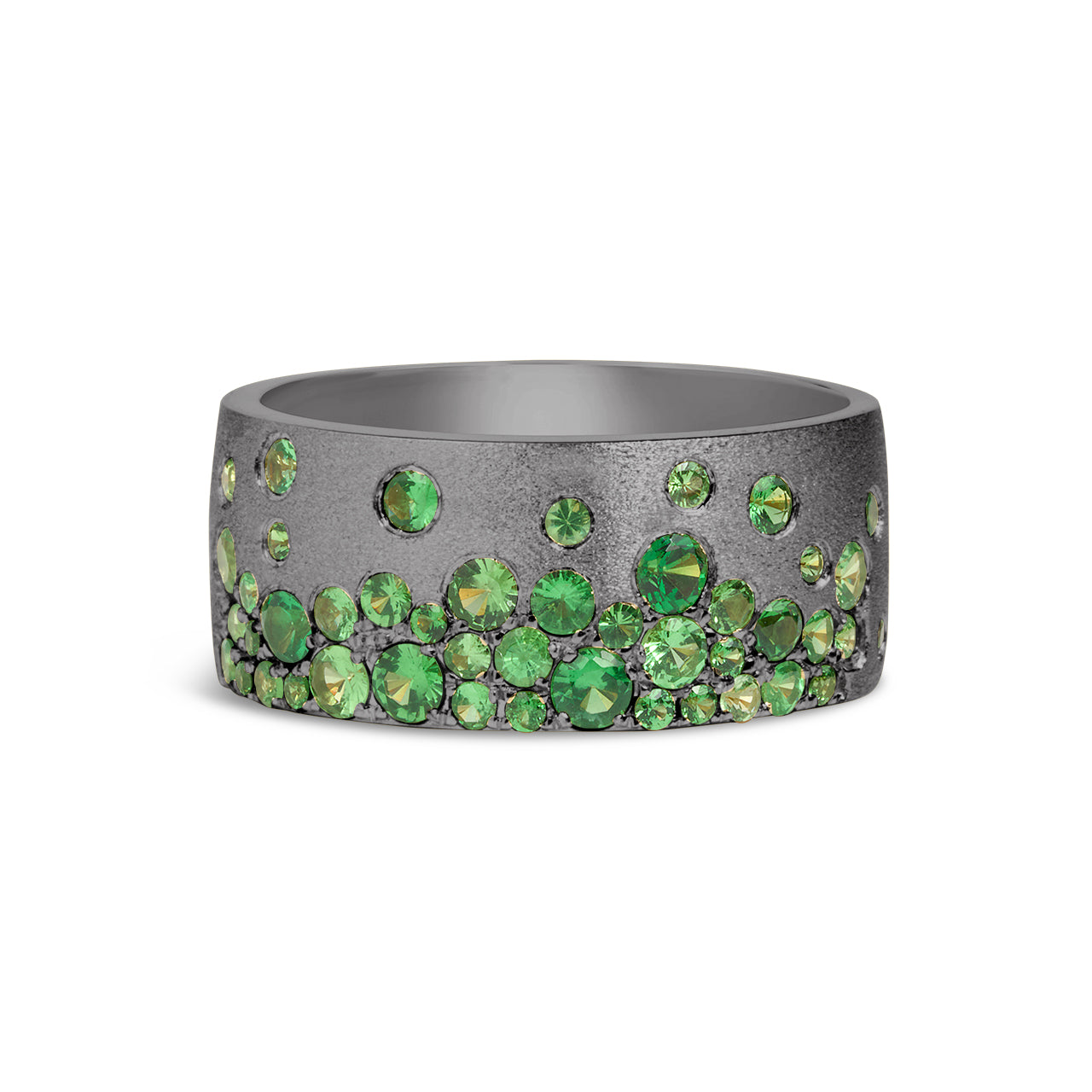 Tsavorite Confetti Signature Cigar Band