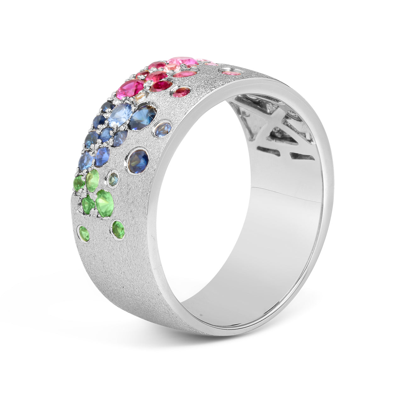 Rainbow Sapphire Confetti Signature Cigar Band