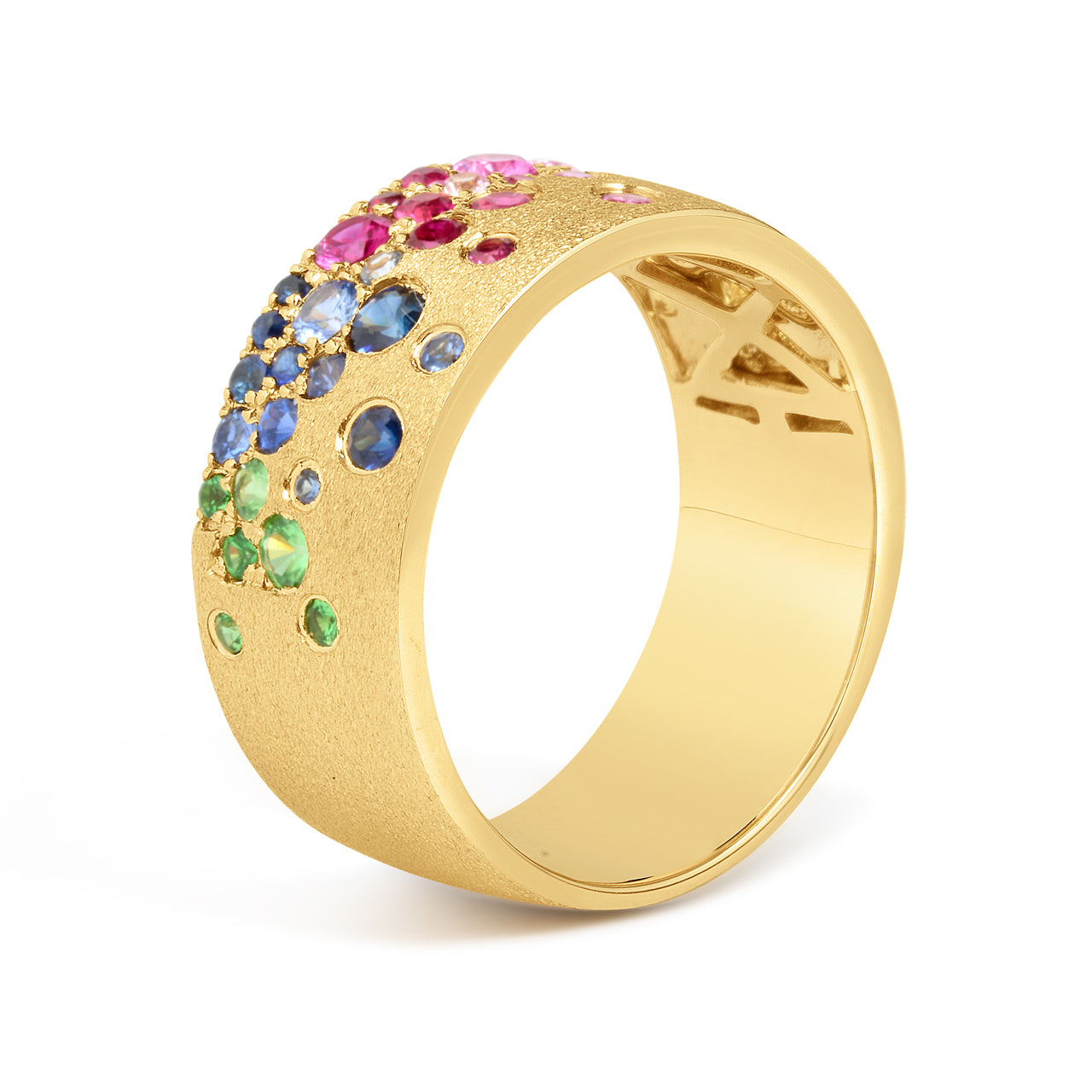 Rainbow Sapphire Confetti Signature Cigar Band