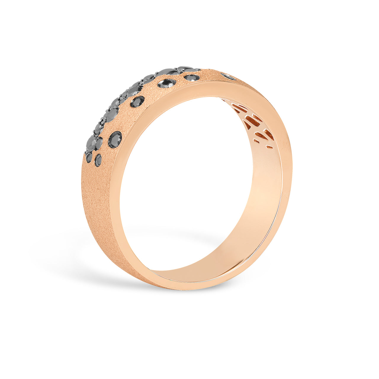 Black Diamond Confetti 5.7mm Cigar Band