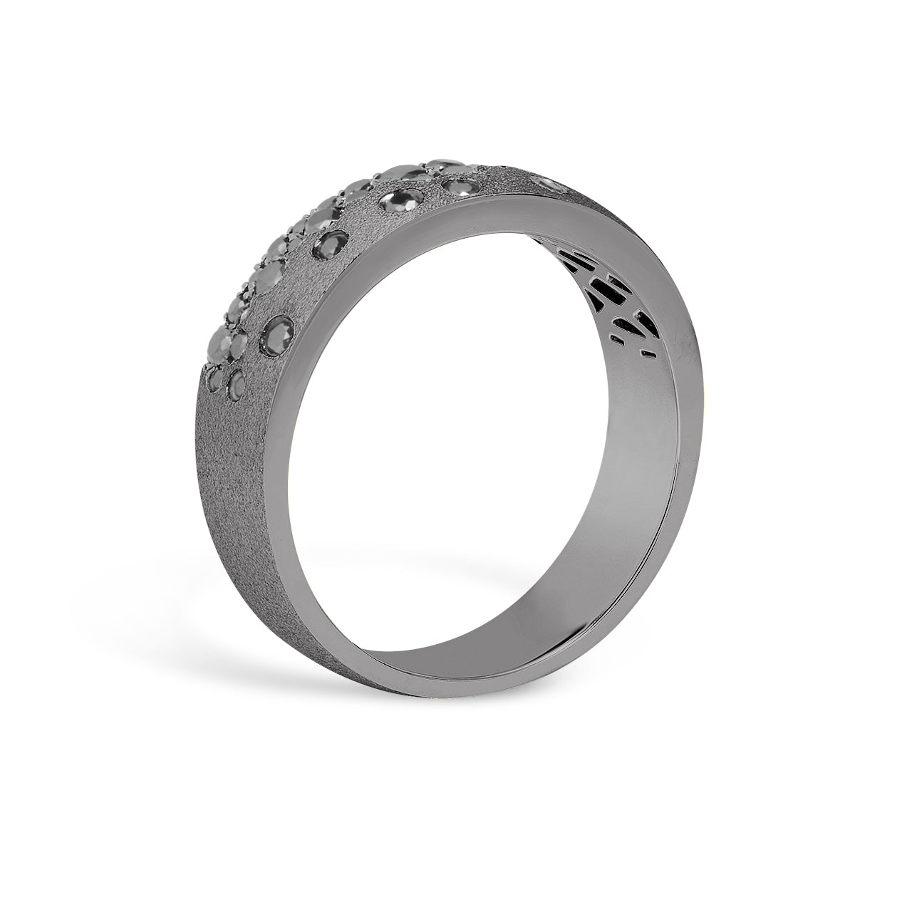 Black Diamond Confetti 5.7mm Cigar Band