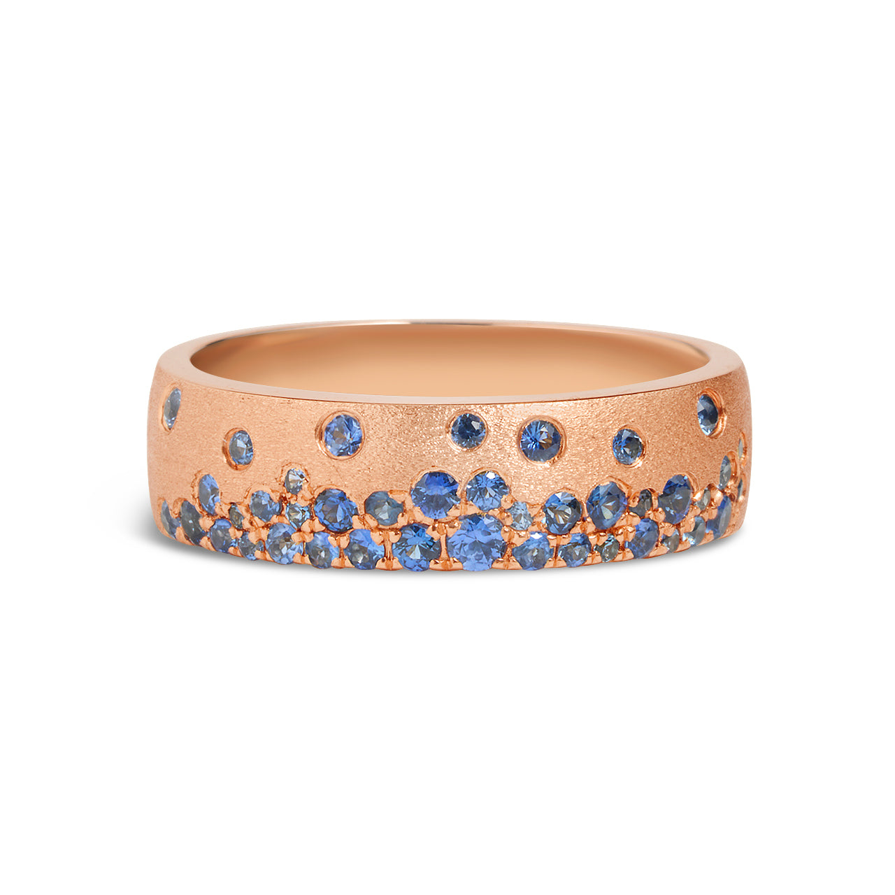 Sapphire Confetti 5.7mm Cigar Band