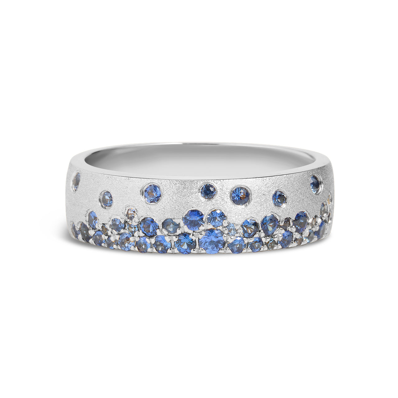 Sapphire Confetti 5.7mm Cigar Band