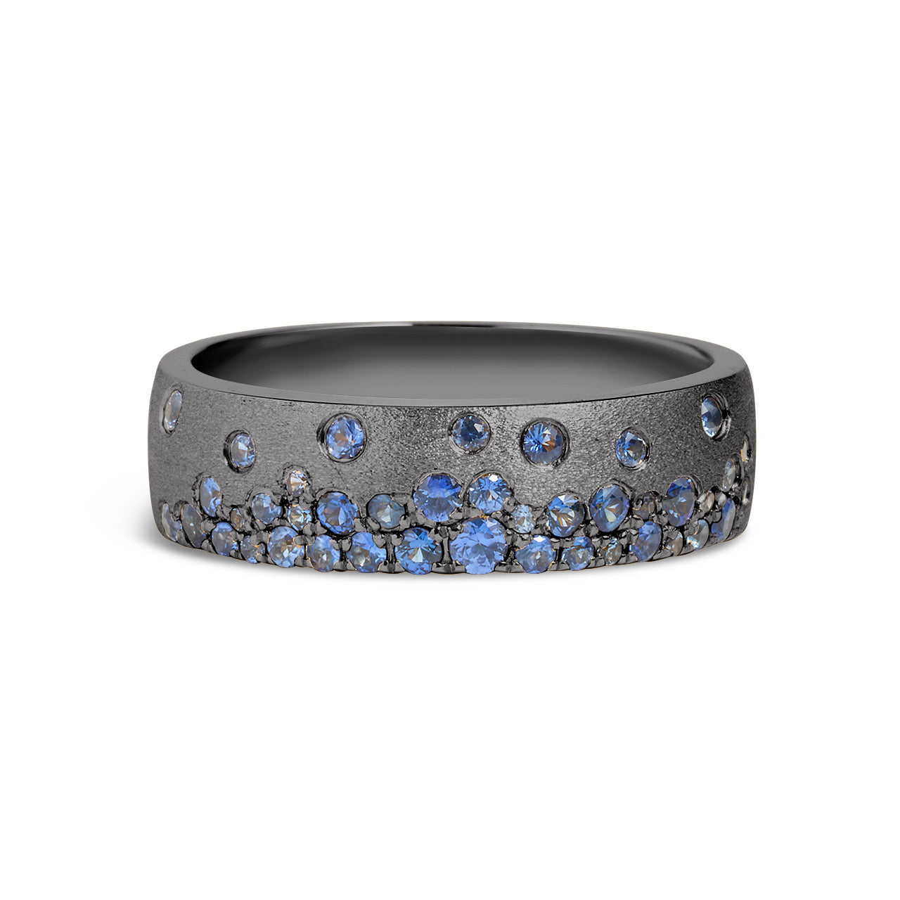 Sapphire Confetti 5.7mm Cigar Band
