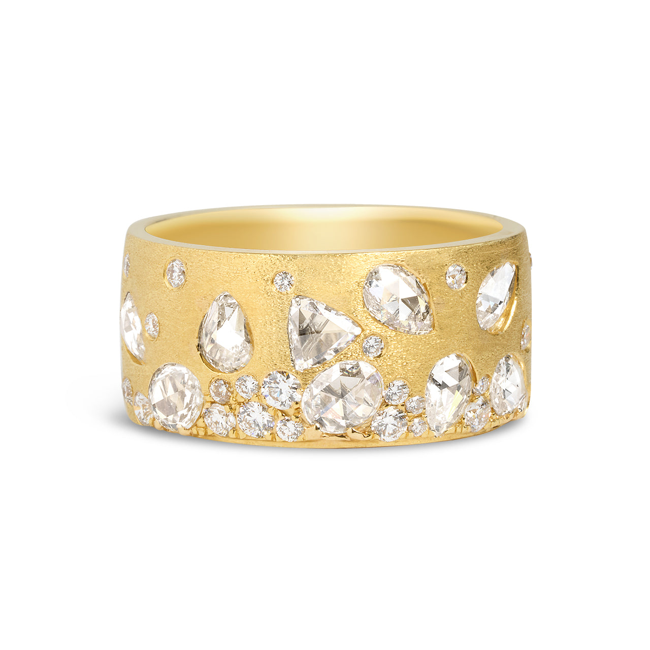Rose Cut Diamond Confetti Cigar Band
