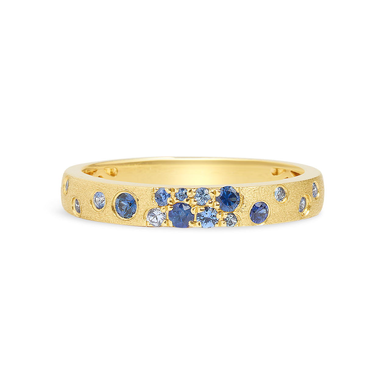 Sapphire Confetti Stackable Band