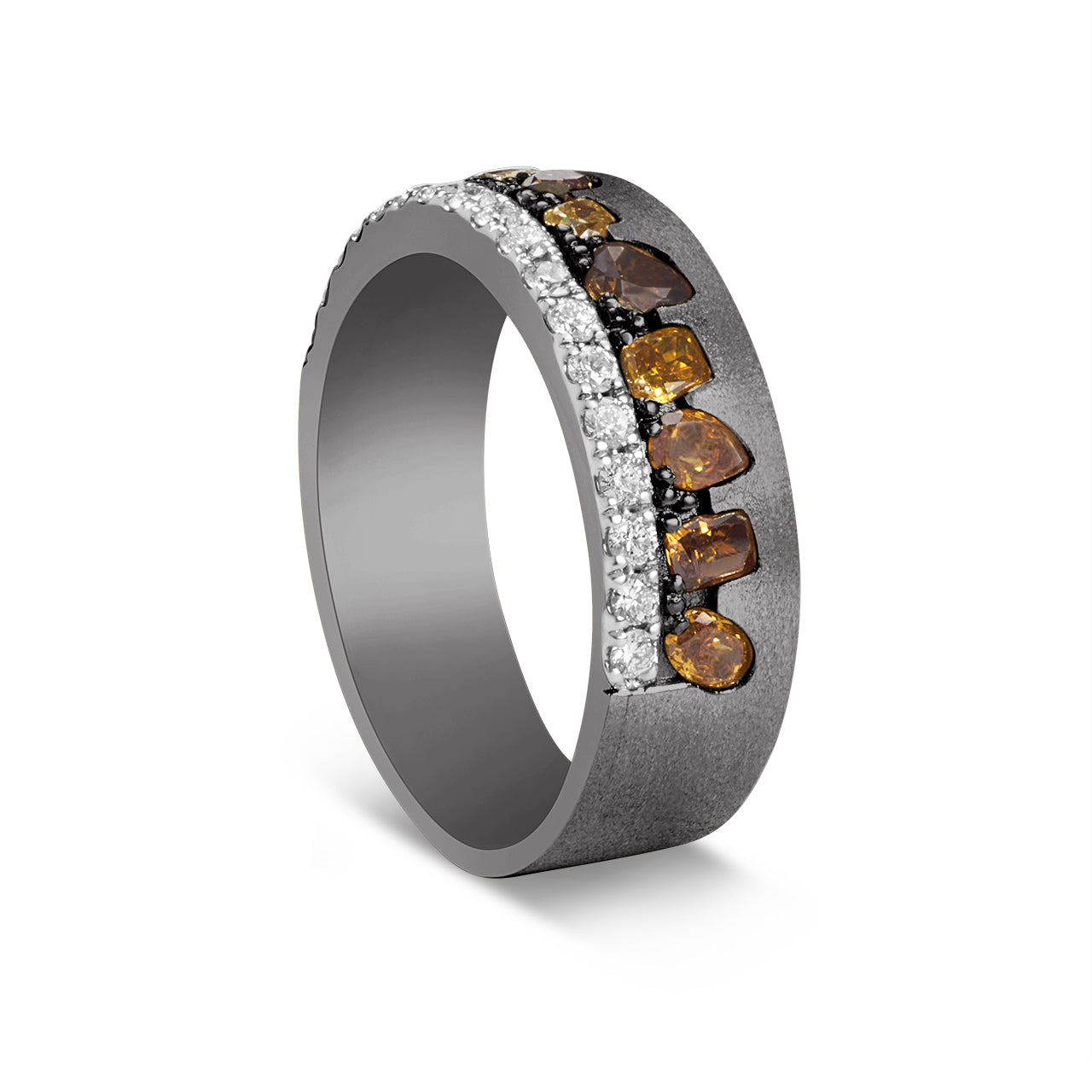 Fancy Diamond Confetti Stack 6mm Cigar Band
