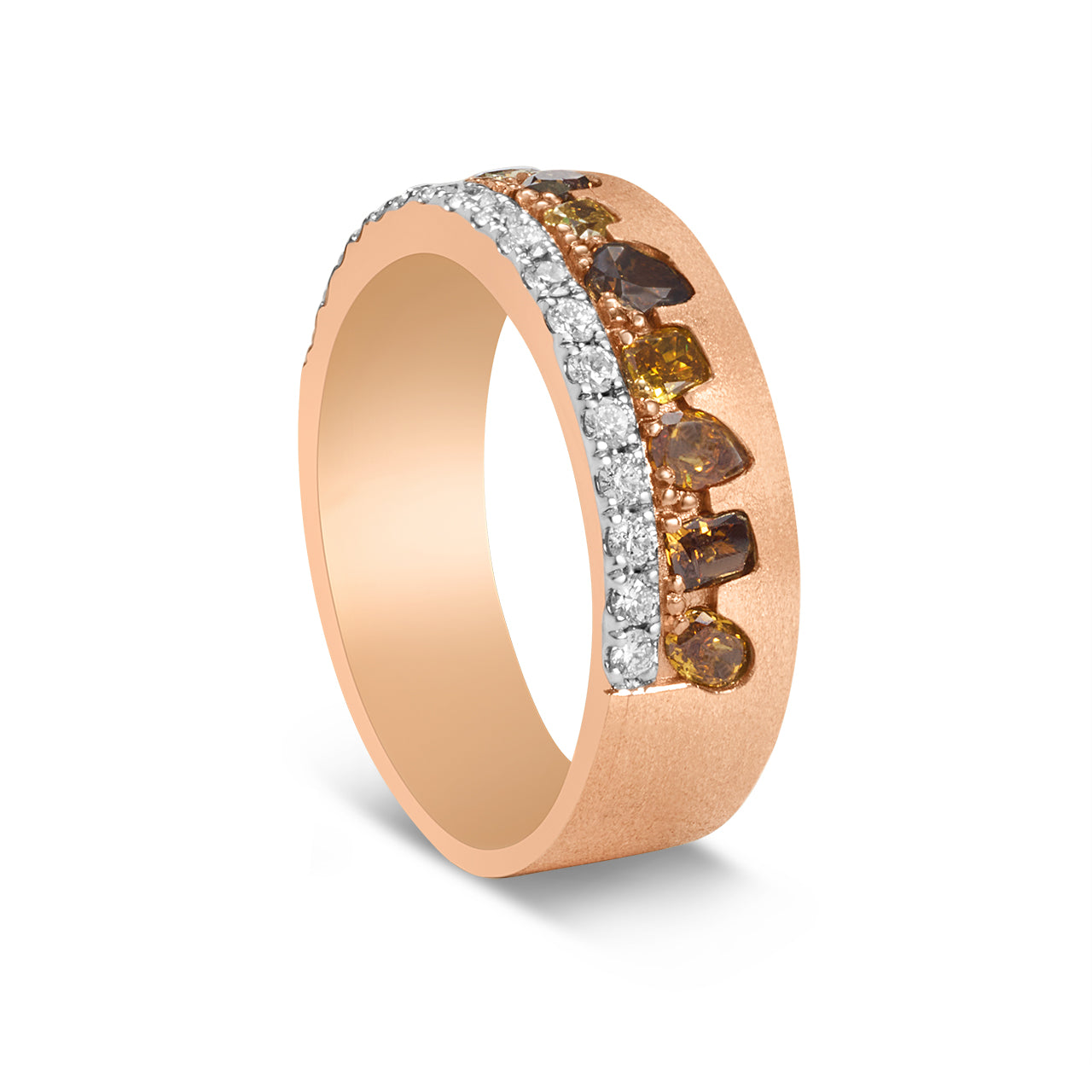 Fancy Diamond Confetti Stack 6mm Cigar Band