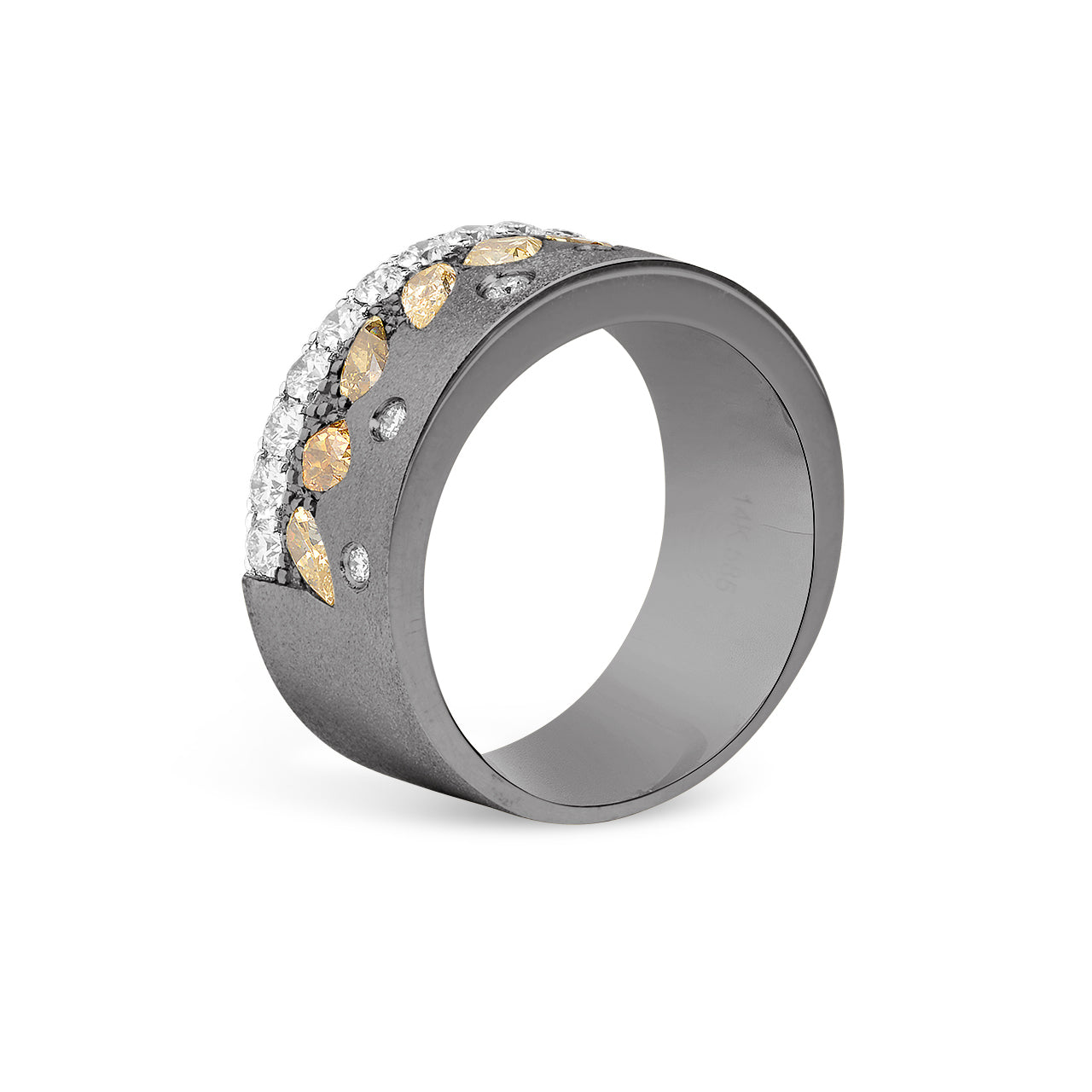 Fancy Diamond Confetti Stack Cigar Band