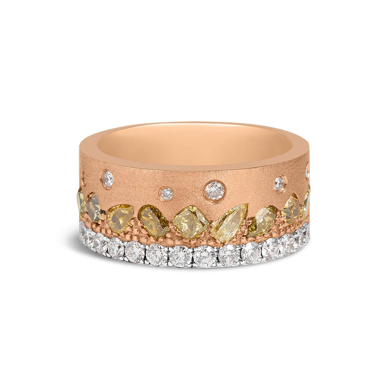 Fancy Diamond Confetti Stack Cigar Band