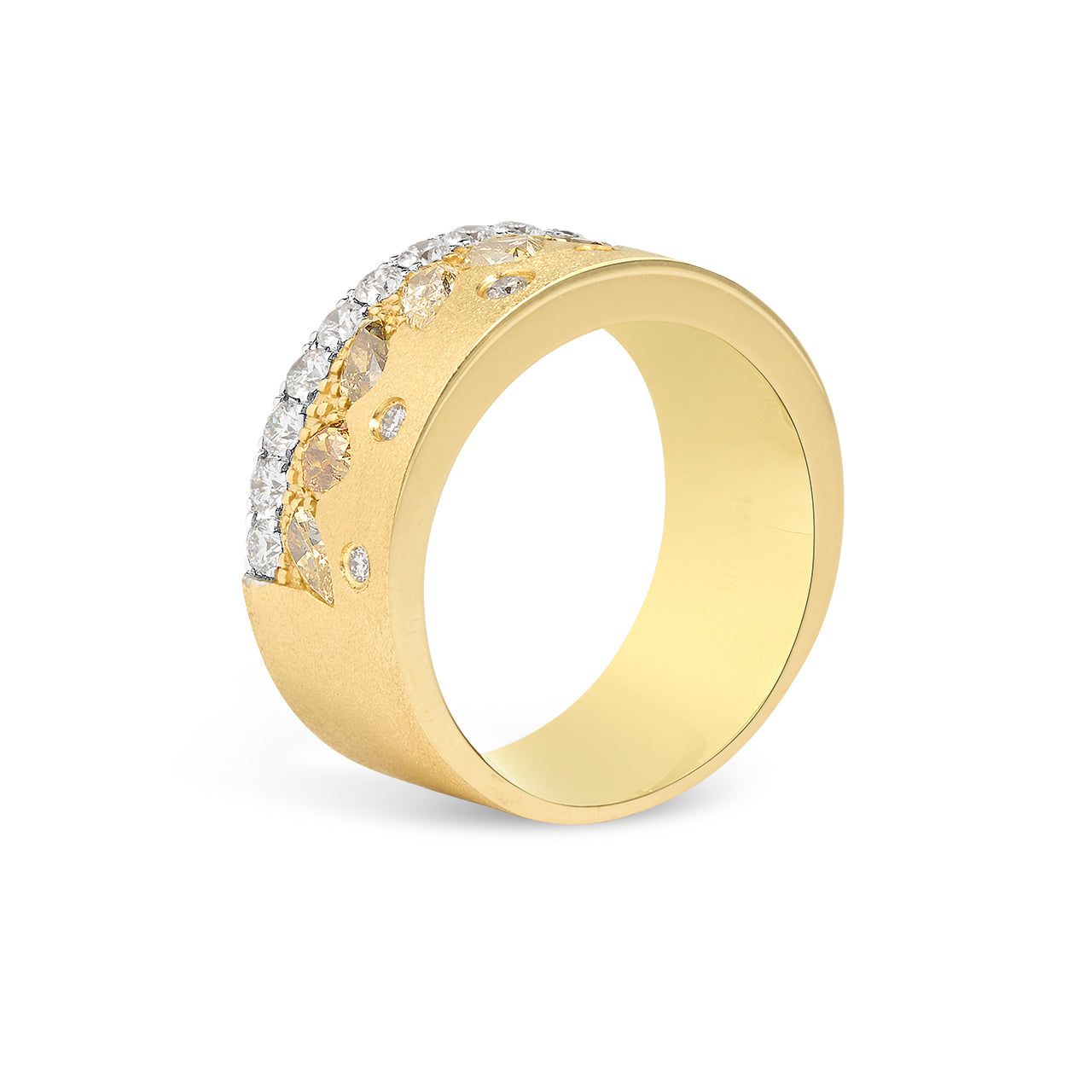 Fancy Diamond Confetti Stack Cigar Band