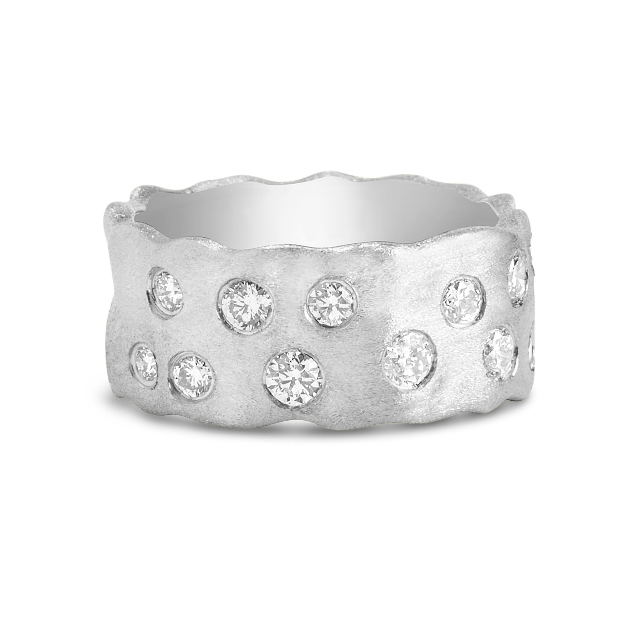 Diamond Scatter Artisan 9mm Band