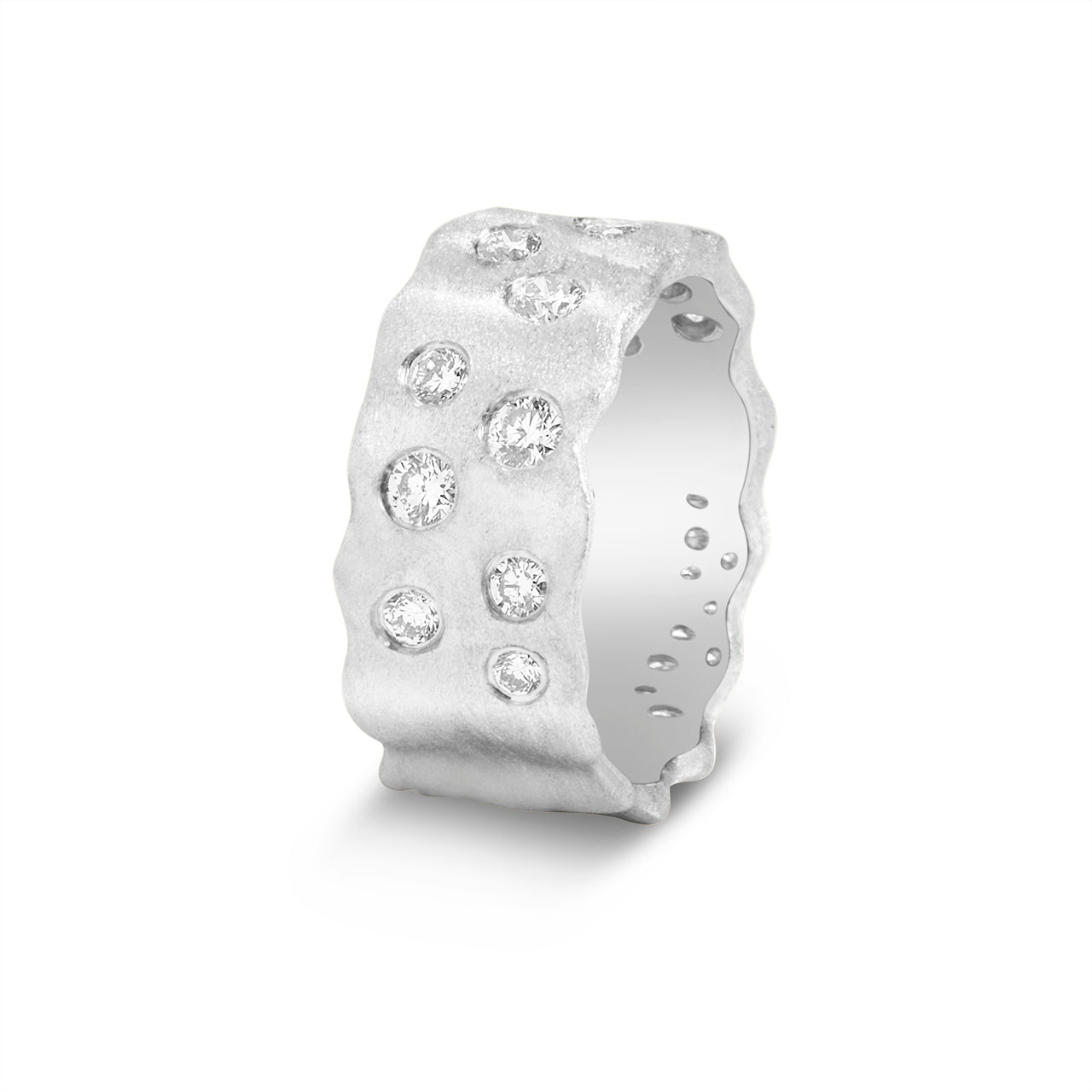 Diamond Scatter Artisan 9mm Band