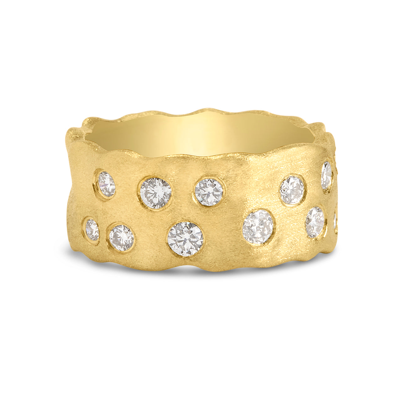 Diamond Scatter Artisan 9mm Band