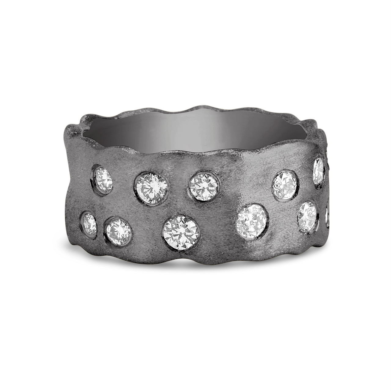 Diamond Scatter Artisan 9mm Band