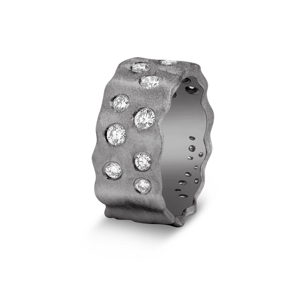 Diamond Scatter Artisan 9mm Band