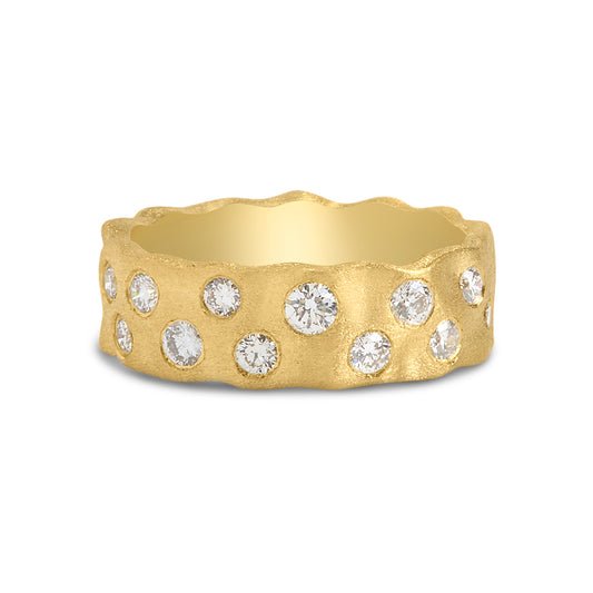 Diamond Scatter Artisan 6.3mm Band