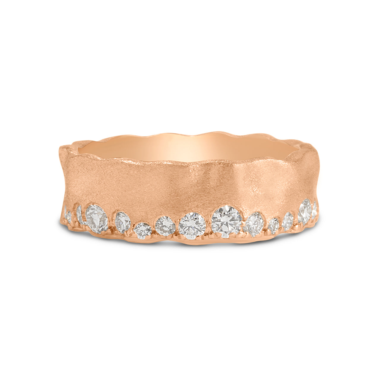 Diamond Offset Artisan Band