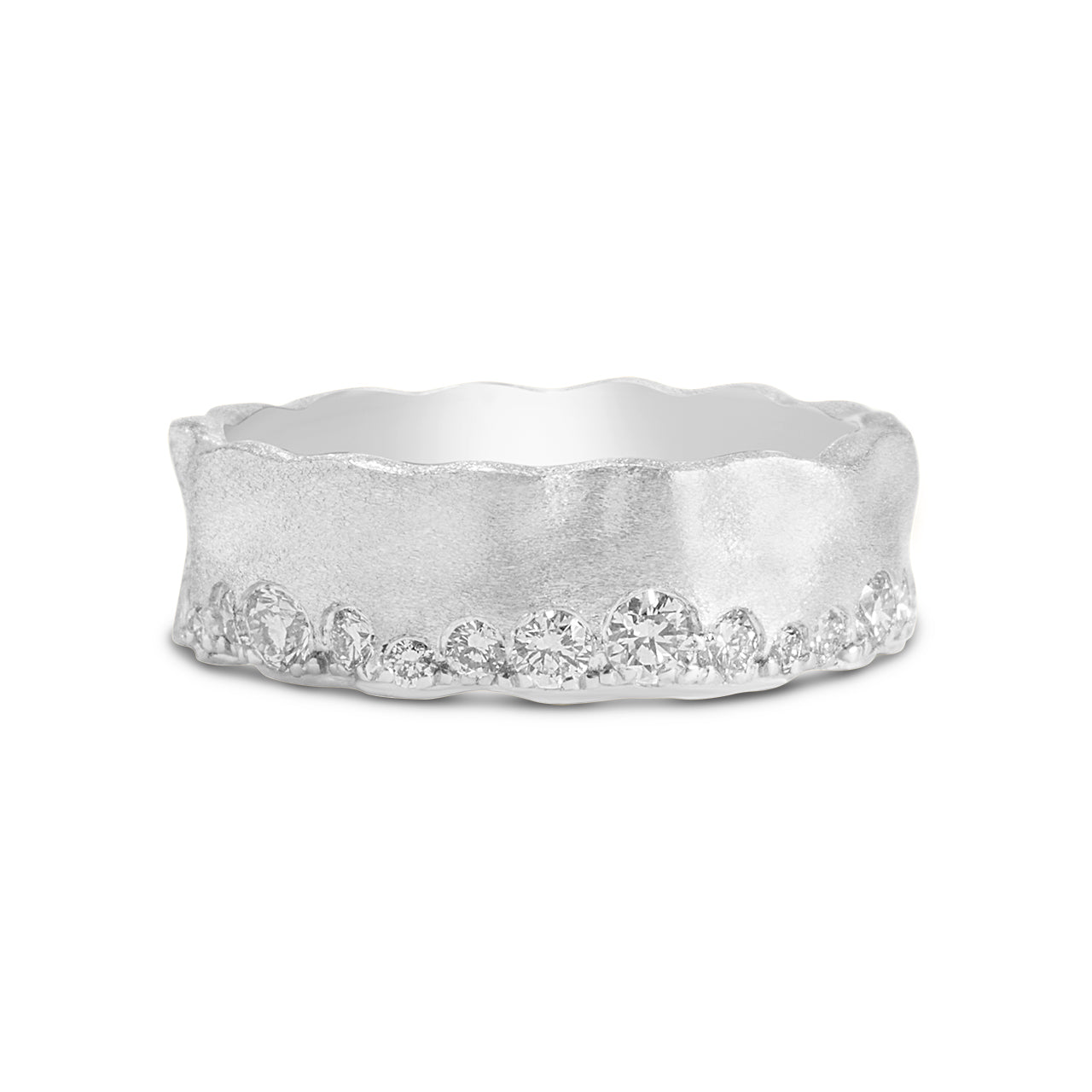 Diamond Offset Artisan Band
