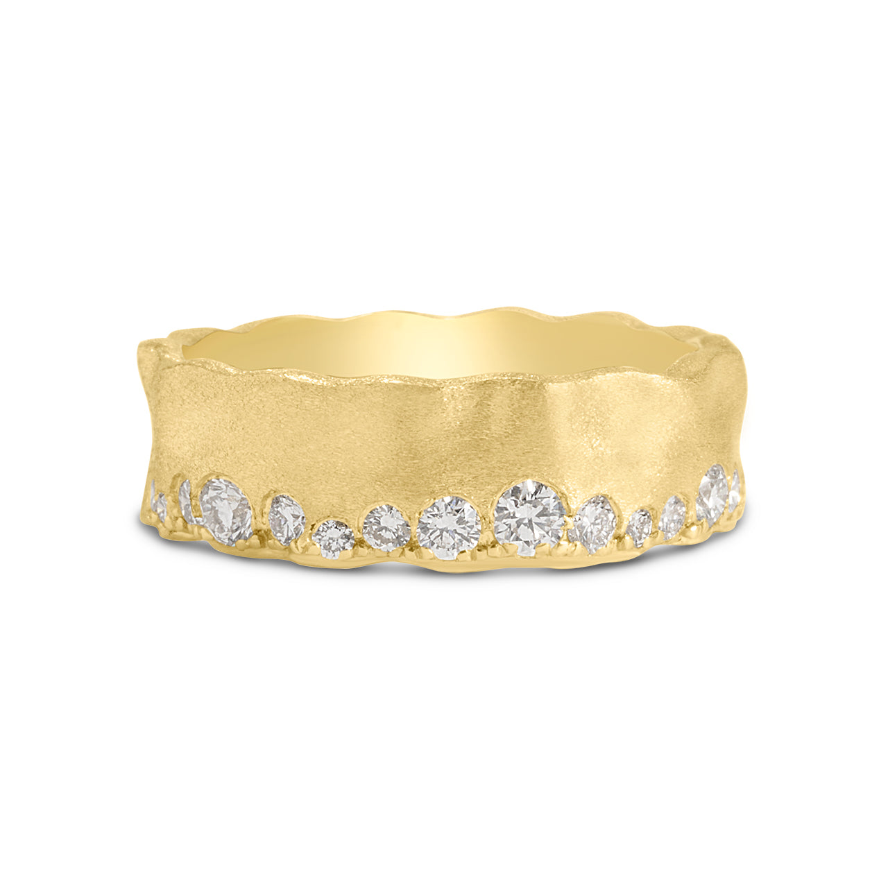 Diamond Offset Artisan Band