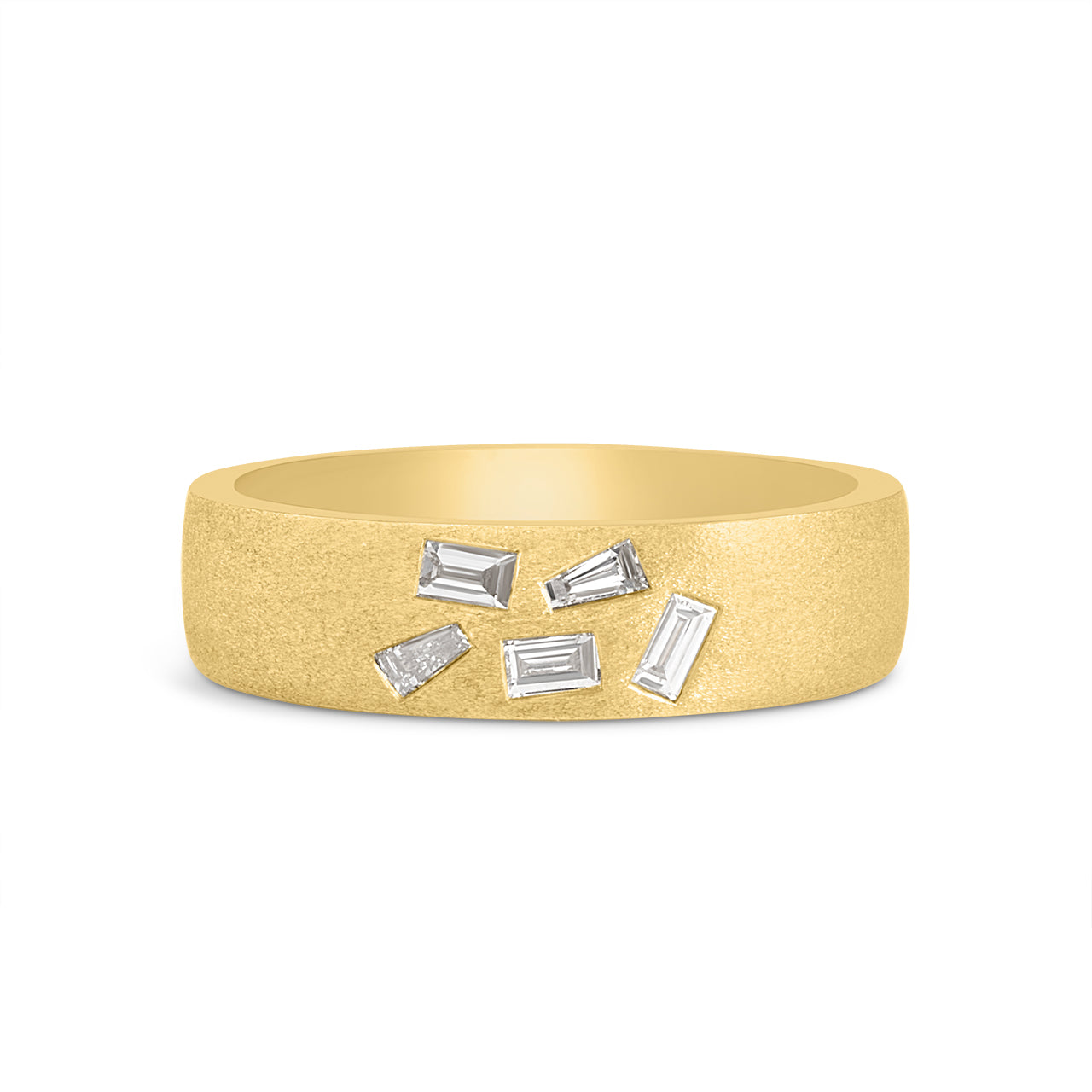 Diamond Baguette Cluster Cigar Band