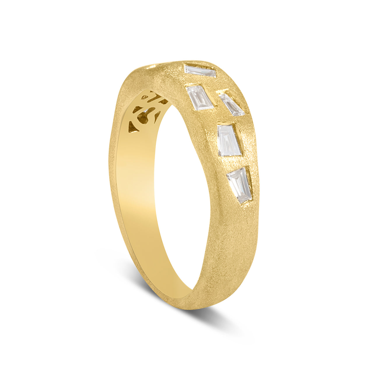 Diamond Baguette Scatter Artisan Ring